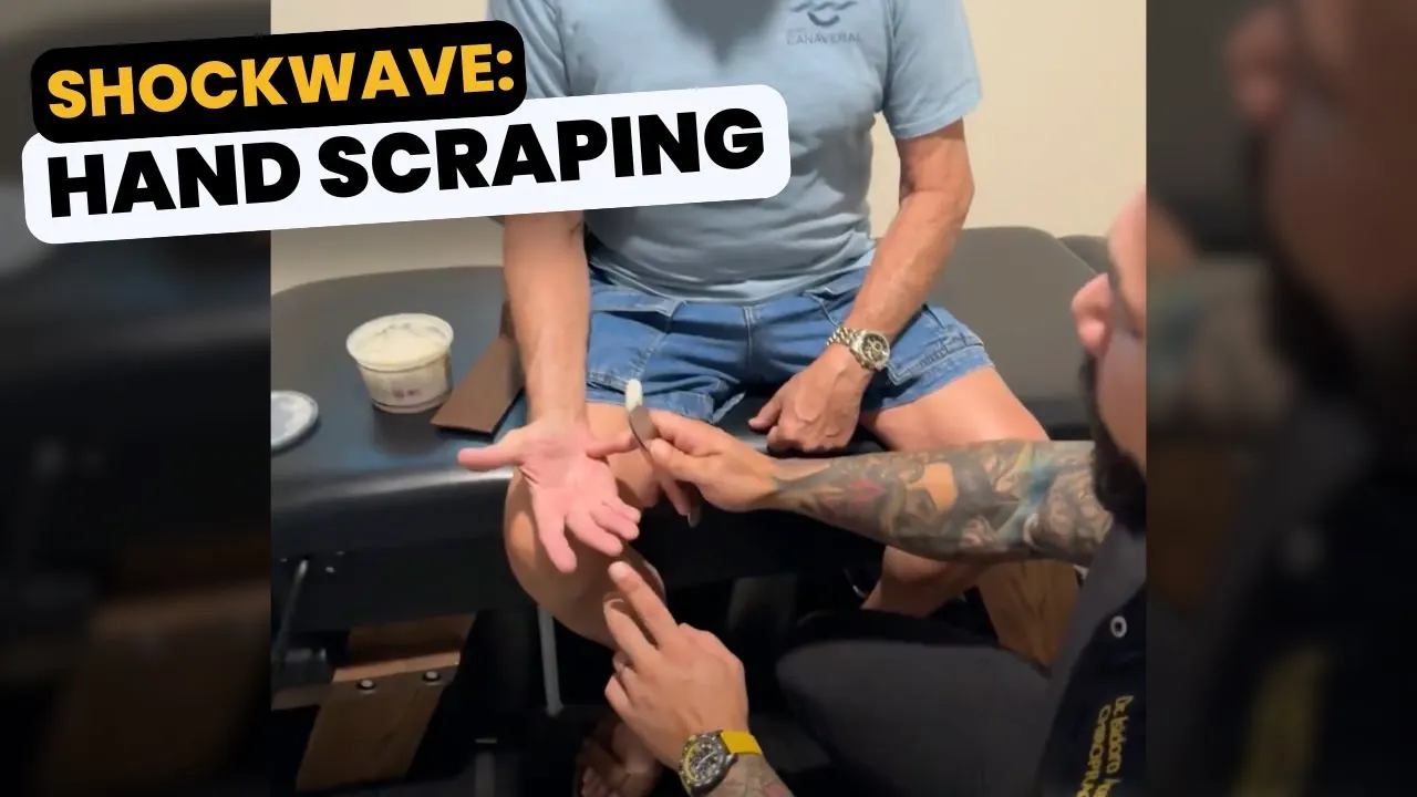 Hand Scraping After Shockwave